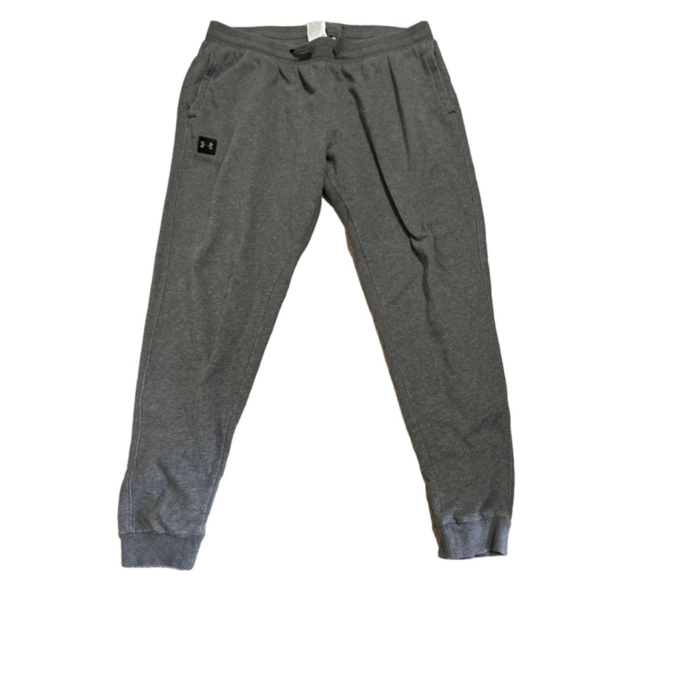 EUC Men's UnderArmour Gray Jogger Pants Size XL - Picture 4 of 6